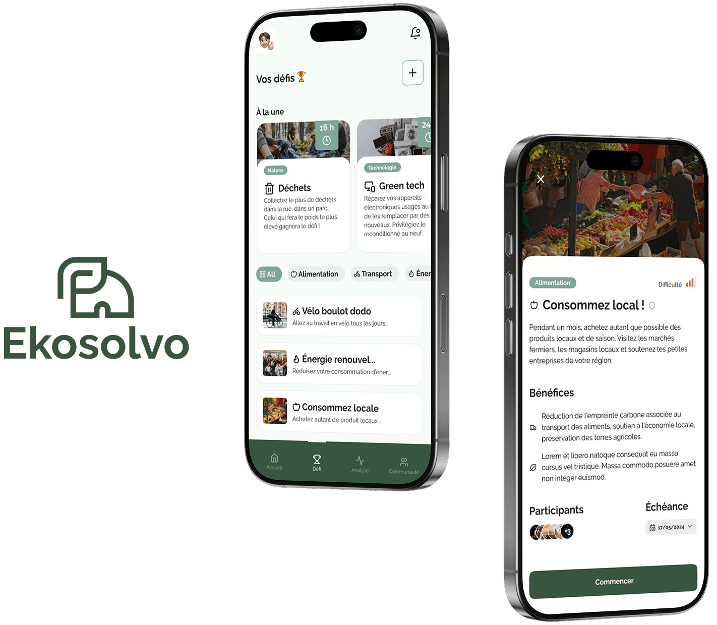 Aperçu du projet Ekosolvo