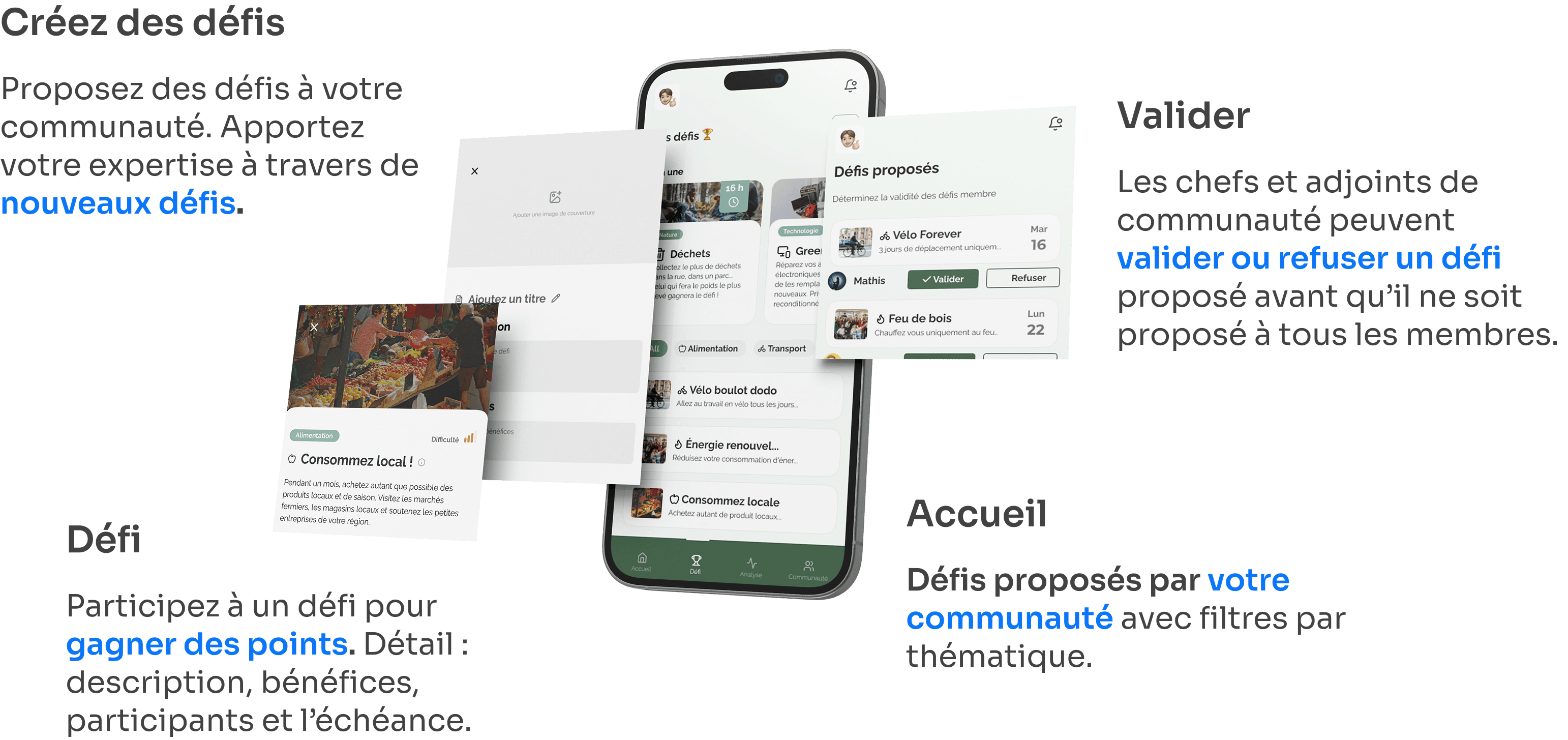 Détails des écrans Ekosolvo